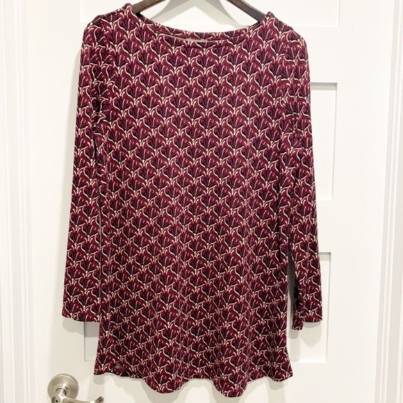 J. Jill Ponte Knit 3/4 Sleeve Elegant Tunic - Size M - Picture 1 of 10